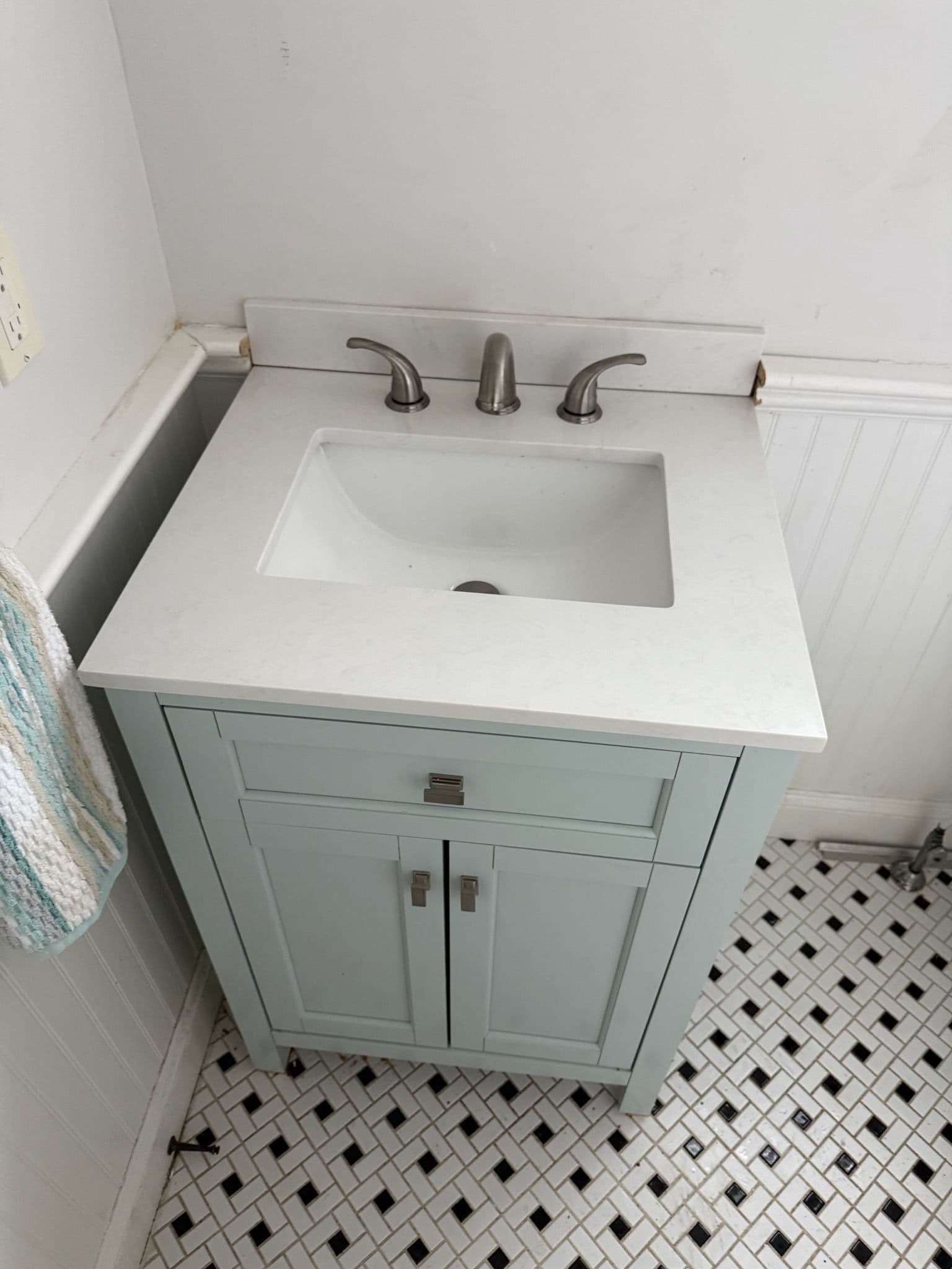 Project Stunning Teal Bathroom Transformation image